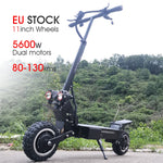 FLJ Powerful Electric Scooter 60V 5600W 11inch Off Road Big Wheel fast charge Motor e scooter kick Foldable adults Scooters