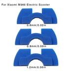 Scooter Vibration Damper For Xiaomi M365 3pcs/set Electric Scooter Shock Damper Vibration Damping Pad 0.6mm 0.8mm 1.2mm Kit