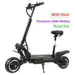 FLJ Powerful Electric Scooter 60V 5600W 11inch Off Road Big Wheel fast charge Motor e scooter kick Foldable adults Scooters