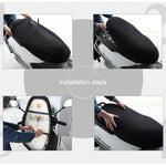 DSYCAR 1Pcs Anti-Slip 3D Mesh Fabric Seat Cover Breathable Waterproof Motorcycle Motorbike Scooter Seat Covers Cushion S-XXXXXL