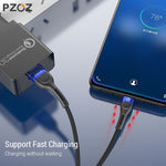 PZOZ Micro USB Cable Fast Charging Data Cord 2M 3M For Samsung S7 Xiaomi Redmi Note 5 Pro Android Mobile Phone MicroUSB Charger