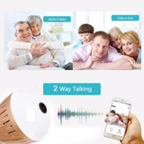 Wifi Light Bulb 1080P Fisheye Camera Security Lamp WIFI IP Camera Night Vision Panoramic 360 degree 3D VR Wireless CCTV Camera