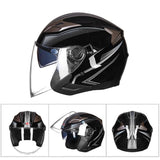 Motorcycle Helmet Double Lens Moto Helmet Open Face Scooter Racing Helmet Casco Moto Capacete Casque Scooter Motorbike Helmet