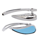 Chrome 360 Degree Rotation Universal Motorcycle Rearview Mirrors Motorcycle Scooter Rear View Side Mirrors 8 / 10mm