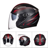 Motorcycle Helmet Double Lens Moto Helmet Open Face Scooter Racing Helmet Casco Moto Capacete Casque Scooter Motorbike Helmet