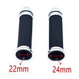 Motorcycle grips hand rubber pedal biker scooter handlebar grips modified handlebar throttle turn Grip Settle Handle Grips