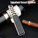 VIP Outdoor Pen Spray Gun Jet Torch Lighter Turbo Gas Kitchen BBQ Metal Windproof Butane Cigar Pipe Lighter Gadgets For Men