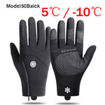 NEWBOLER 100% Waterproof Winter Cycling Gloves Windproof Outdoor Sport Ski Gloves For Bike Bicycle Scooter Motorcycle Warm Glove