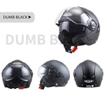 Motorcycle Helmet Double Lens Moto Helmet Open Face Scooter Racing Helmet Casco Moto Capacete Casque Scooter Motorbike Helmet