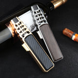 VIP Outdoor Pen Spray Gun Jet Torch Lighter Turbo Gas Kitchen BBQ Metal Windproof Butane Cigar Pipe Lighter Gadgets For Men