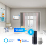 KERUI Tuya Smart WIFI GSM Security Alarm System Works With Alexa Home Burglar Motion Detector Smoke Door Window Sensor IP Camera