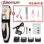 Baorun Professional Pet Dog Hair Trimmer Animal Grooming Clippers Cat Cutter Machine Shaver Electric Scissor Clipper 110-240V AC