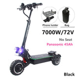 FLJ 72V 7000W Electric Scooter with Dual motors engines acrylic led pedal Top Speed E Bike Scooter electrico