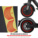 Wheel Hub Protective Reflective Sticker For Xiaomi M365 Pro 1s Electric Scooter Wheel Sticke Parts Scooter Accessories