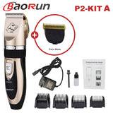 Baorun Professional Pet Dog Hair Trimmer Animal Grooming Clippers Cat Cutter Machine Shaver Electric Scissor Clipper 110-240V AC