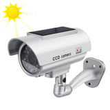 Solar Power Dummy Camera Outdoor Simulation Indoor Bullet LED Light Monitor Security Waterproof Fake  CCTV Surveillance