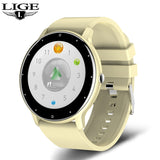 LIGE 2022 New Smart Watch Men Full Touch Screen Sport Fitness Watch IP67 Waterproof Bluetooth For Android ios smartwatch Men+box
