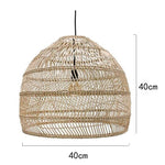 Natural Rattan Lamp Pendant light New Chinese Style Hand-woven Pendant Light for Living Room Hanging Luminaire Dining Room light