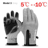 NEWBOLER 100% Waterproof Winter Cycling Gloves Windproof Outdoor Sport Ski Gloves For Bike Bicycle Scooter Motorcycle Warm Glove