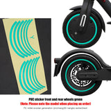 Wheel Hub Protective Reflective Sticker For Xiaomi M365 Pro 1s Electric Scooter Wheel Sticke Parts Scooter Accessories