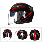 Motorcycle Helmet Double Lens Moto Helmet Open Face Scooter Racing Helmet Casco Moto Capacete Casque Scooter Motorbike Helmet