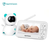 HeimVision HM136 Baby Monitor with Camera Wireless Video Nanny 720P HD Security Night Vision Temperature Sleep Camera 5.0 Inch