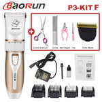 Baorun Professional Pet Dog Hair Trimmer Animal Grooming Clippers Cat Cutter Machine Shaver Electric Scissor Clipper 110-240V AC