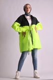Water proof bomber long jacket.