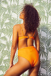 Orange High Rise Swimsuit - shop.livefree.co.uk