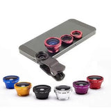 3-in-1 Universal Clip on Smartphone Camera Lens - 6 Colors - shop.livefree.co.uk