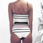 New Arrival Womens Swimsuit Stripe Print Bikinis - shop.livefree.co.uk