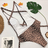 New Style Women Swimwear Sexy Leopard Bikini - shop.livefree.co.uk