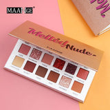 Nude Matte Eye Shadow Palette 18 Color Shimmer - shop.livefree.co.uk