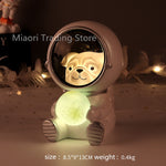 Galaxy Guardian LED Night Light Nursery Moon Lamps Astronaut Table Decorative Lights Baby Kids Toys Birthday Gift Drop Shipping