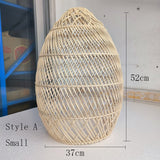 Natural Rattan Lamp Pendant light New Chinese Style Hand-woven Pendant Light for Living Room Hanging Luminaire Dining Room light