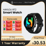 HAYLOU RT2 smart watches Custom watch face Blood oxygen monitor 12 Sport Models Heart Rate Monito Sleep monitor IP68 Waterproof