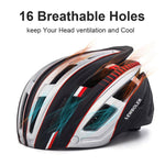 NEWBOLER Cycling Helmet Man Women LED Light Helmet Road Mountain Bike Helmet Lens For Riding Bicycle Sports Skateboard Scooter