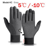 NEWBOLER 100% Waterproof Winter Cycling Gloves Windproof Outdoor Sport Ski Gloves For Bike Bicycle Scooter Motorcycle Warm Glove