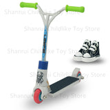 Mini Scooter Two Wheel Scooter Finger Skateboard Finger Shoes Mini Cloth Children's Educational Toys Finger Bike Funny Toy