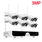 Jooan 10CH NVR 3MP 5MP Wireless CCTV System Audio Record Outdoor P2P Wifi IP Security Camera Set Video Surveillance Kit NVR Set