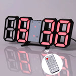 Nordic Digital Alarm Clocks Wall Clocks Hanging Watch Snooze Table Clocks Calendar Thermometer Electronic Clock Digital Clocks