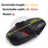 Motorcycle Seat Cover Waterproof Dustproof Rainproof Sunscreen Motorbike Scooter Cushion Seat Cover Protector Cover Accessories