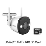 IMOU Bullet 2E 2MP 4MP Full Color Night Vision Camera  WiFi Outdoor Waterproof Home Security Human Detect Ip Camera