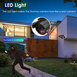 Solar Power Dummy Camera Outdoor Simulation Indoor Bullet LED Light Monitor Security Waterproof Fake  CCTV Surveillance