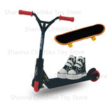 Mini Scooter Two Wheel Scooter Finger Skateboard Finger Shoes Mini Cloth Children's Educational Toys Finger Bike Funny Toy