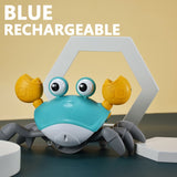 Induction Escape Crab Rechargeable Electric Pet Musical Toys Children&#39;S Toys Birthday Gifts Interactive Toys Learn To Climb Toys