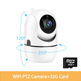 5G WiFi Camera 1080P WiFi PTZ IP Camera Wireless WiFi Surveillance Camera Alexa Google Auto Tracking Indoor Security IP Camera