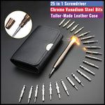 25 in 1 Mini Precision Screwdriver Magnetic Set Electronic Torx Screwdriver Opening Repair Tools Kit For iPhone Camera Watch PC