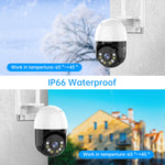 JOOAN 5MP 3MP PTZ IP Camera Outdoor 4X Digital Zoom Night Full Color Two Way Audio Security CCTV Camera Wireless WiFi Camera