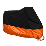 Motorcycle Cover Waterproof All Season Dustproof UV Protective Outdoor Indoor Scooter 190T Wear-resistant Fabric Motorbike Cover